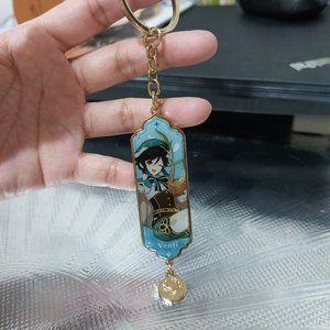 Genshin Impact Keychain Venti Beautiful Anime Keychain